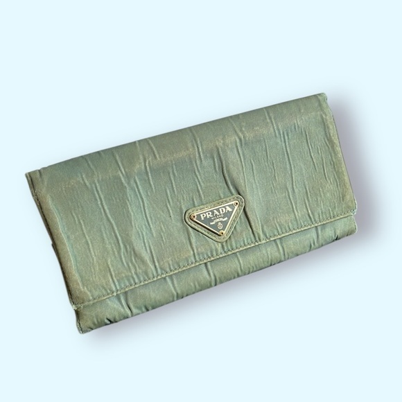 Prada Handbags - Prada Double Snap Bifold Wallet